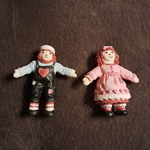 Vintage Raggedy Ann & Andy Figurines